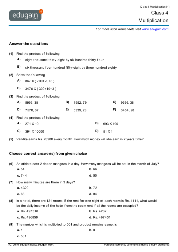 Multiplication