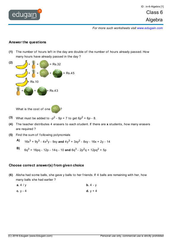 Algebra